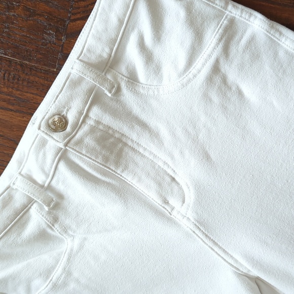 AWDis Green & White Letterman Jacket & BALERA URBAN GROOVE White Skinny Pants, S - Picture 11 of 16